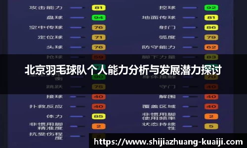 北京羽毛球队个人能力分析与发展潜力探讨